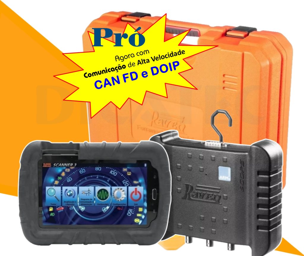 Scanner Automotivo 3 Scope Pró com Tablet de 8 Pol. para Diagnostico